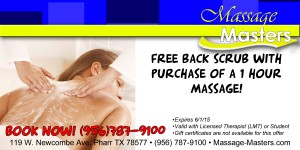 FREE Back Scrub!
